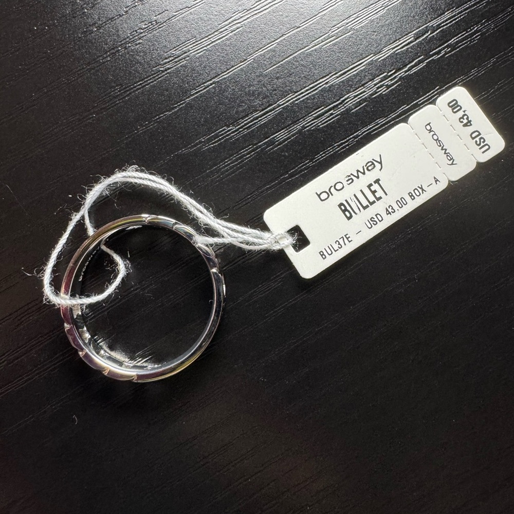 NWT Brosway Bullet Chain Ring – Size 11/12 – $43 Retail